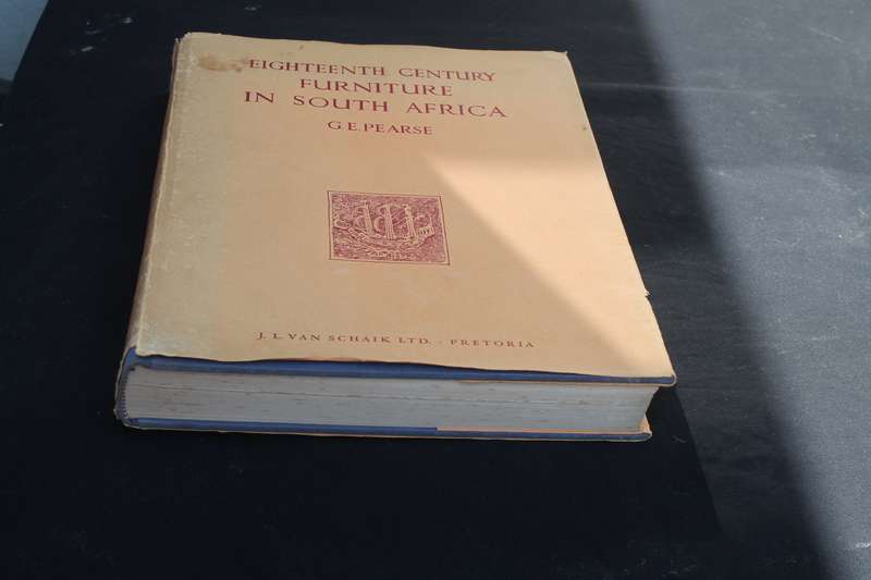 Eighteen Century Furniture in South Africa G E Pearse