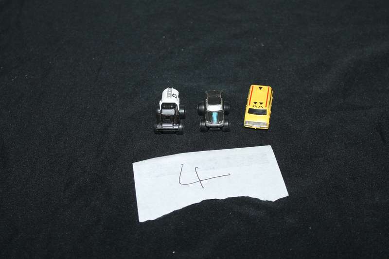 3 Micro Machine cars No