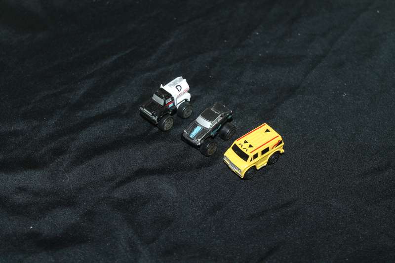3 Micro Machine cars No