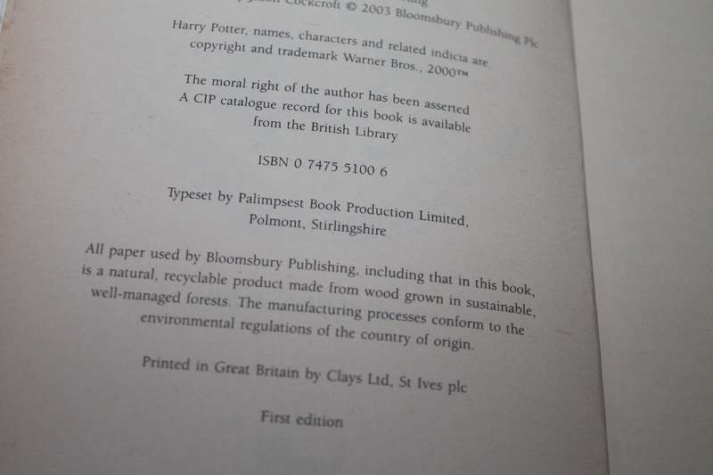 Harry Potter hard Covers books 1 to 7