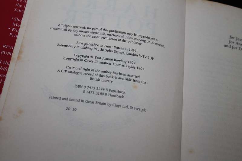 Harry Potter hard Covers books 1 to 7