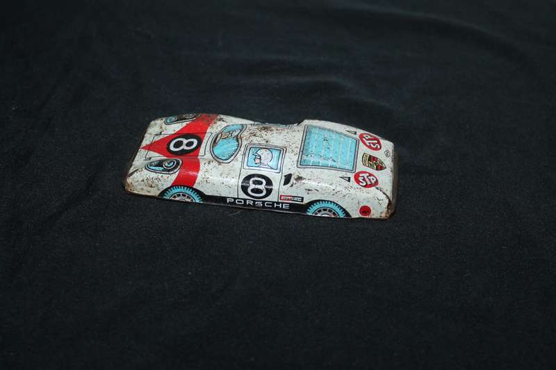 Vintage Porsche Tin Toy Racing Car