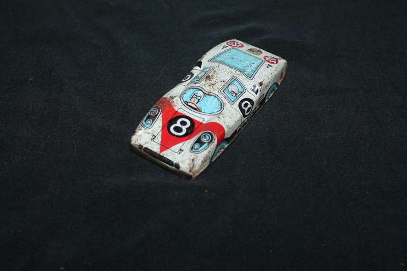 Vintage Porsche Tin Toy Racing Car