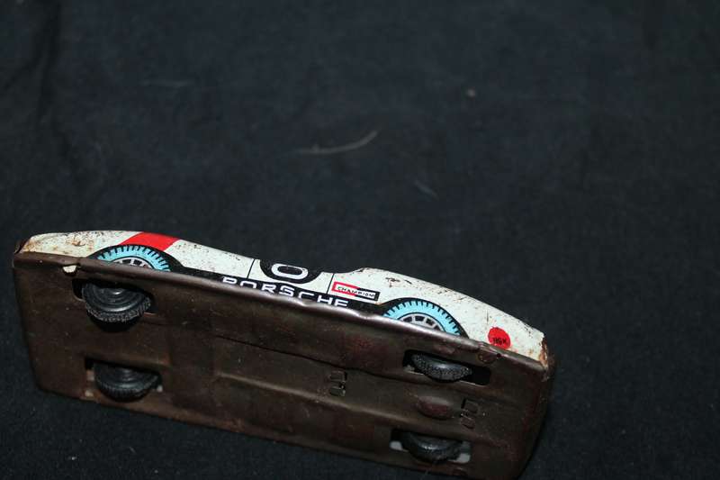 Vintage Porsche Tin Toy Racing Car