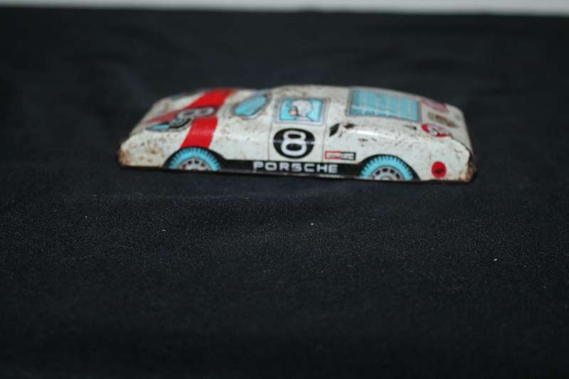 Vintage Porsche Tin Toy Racing Car
