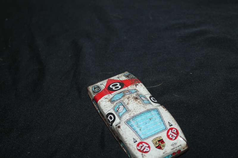 Vintage Porsche Tin Toy Racing Car
