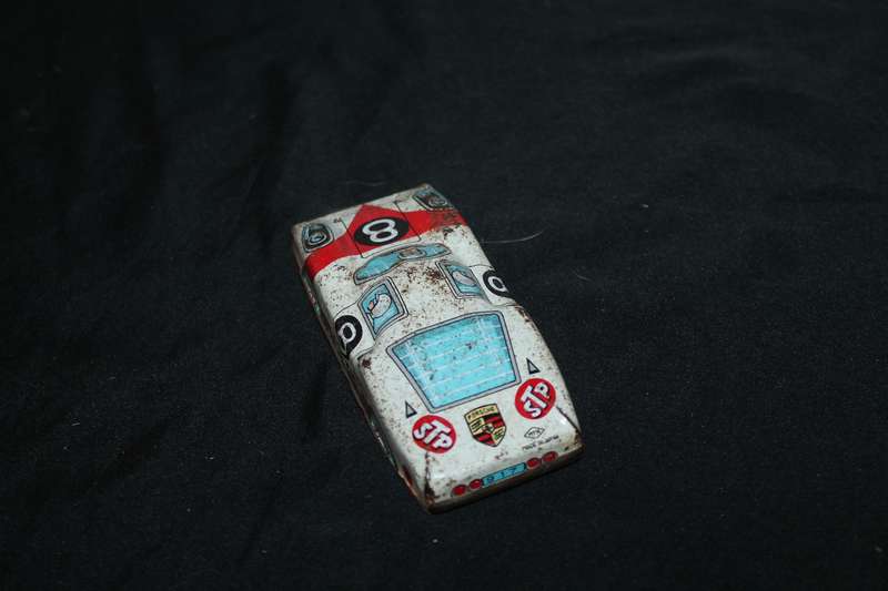 Vintage Porsche Tin Toy Racing Car
