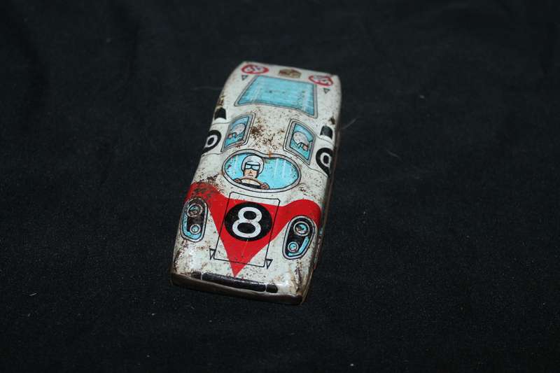 Vintage Porsche Tin Toy Racing Car