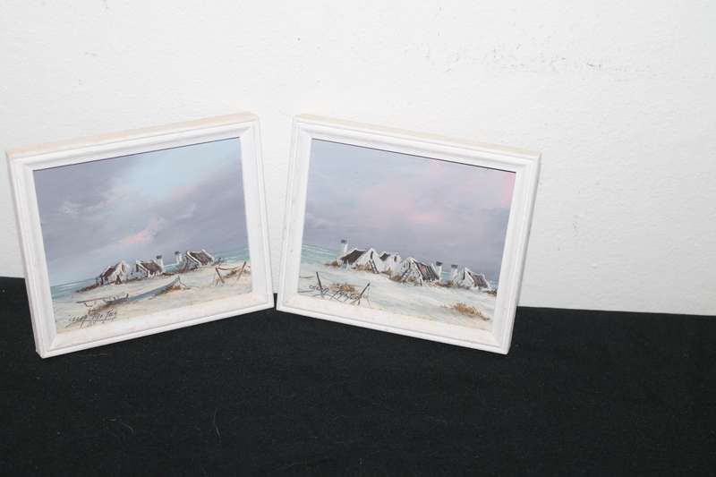 2 Miniature Oils Celia Truter