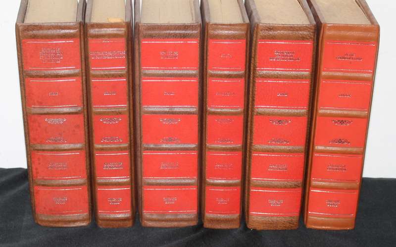 6 Leather Bound Classics of Exploration Time Life Books
