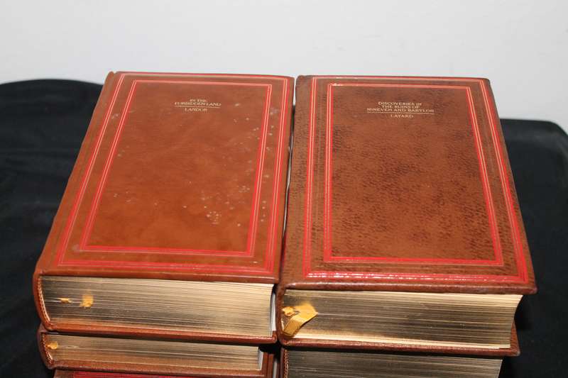 6 Leather Bound Classics of Exploration Time Life Books