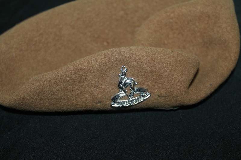 beret with Badge No 1