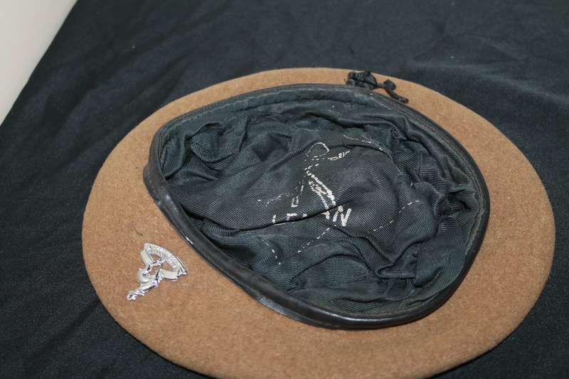 beret with Badge No 1