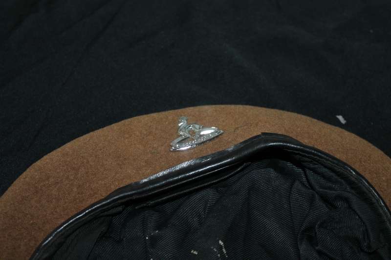beret with Badge No 1
