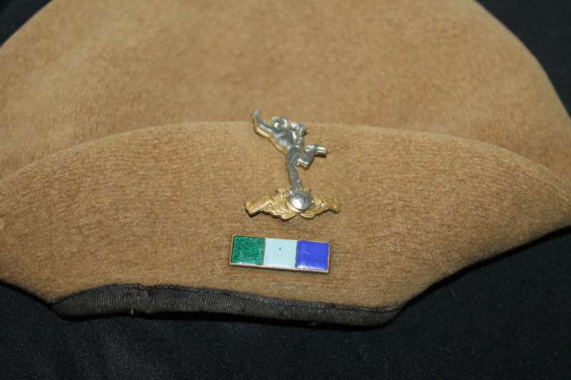 beret with Badge No 4