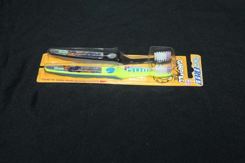 2 Garfield Sealed Toothbrushes