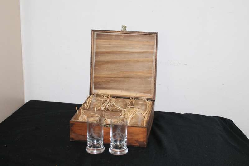 Boxed set of 6 Whiskey Shooter glasses