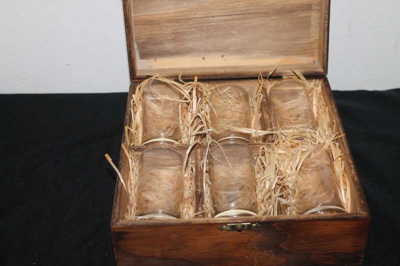 Boxed set of 6 Whiskey Shooter glasses