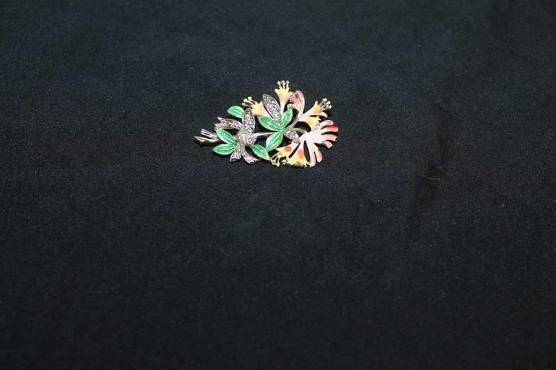 3 Assorted Costume Brooches