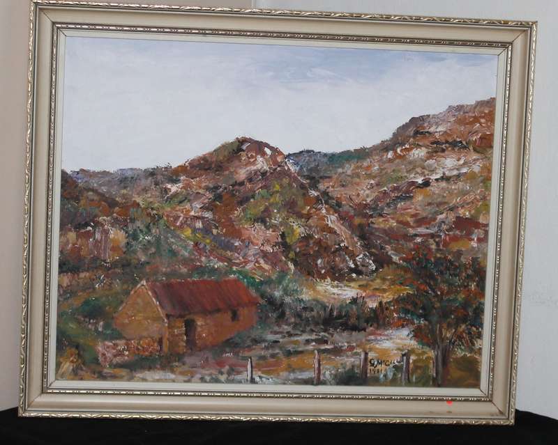 Oil Painting of a house