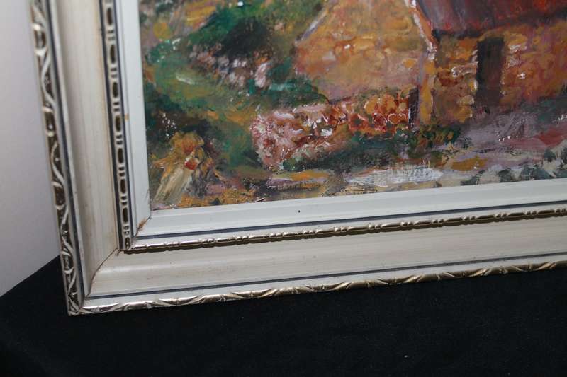 Oil Painting of a house