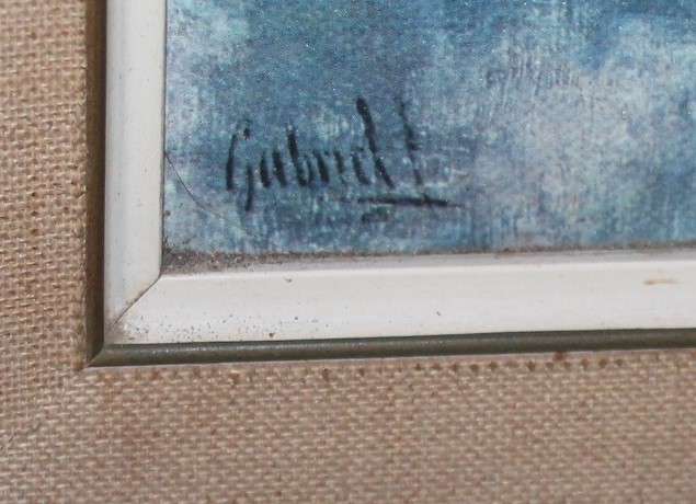Framed Picture of a windmill