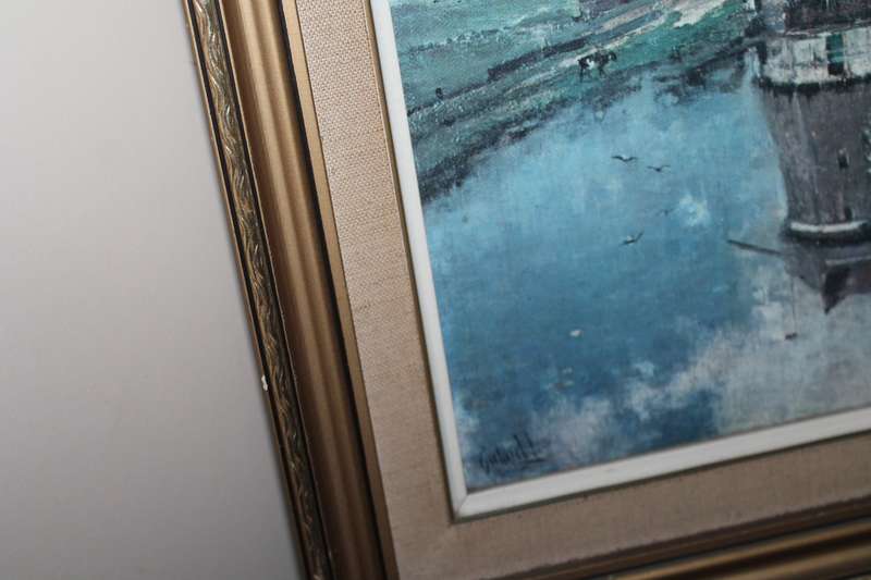 Framed Picture of a windmill
