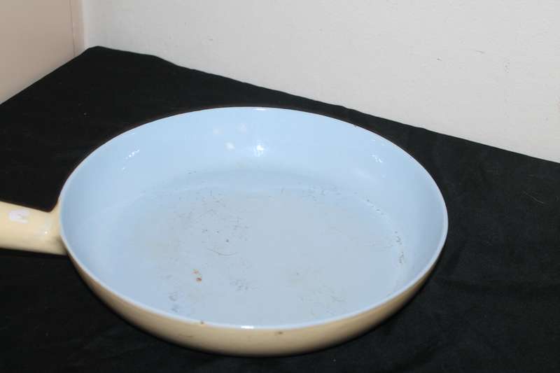 Enamel Frying Pan and Pot