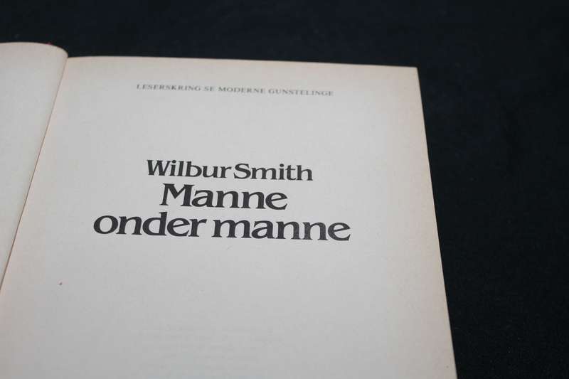 Leserskring Manne onder Manne Wilbur Smith