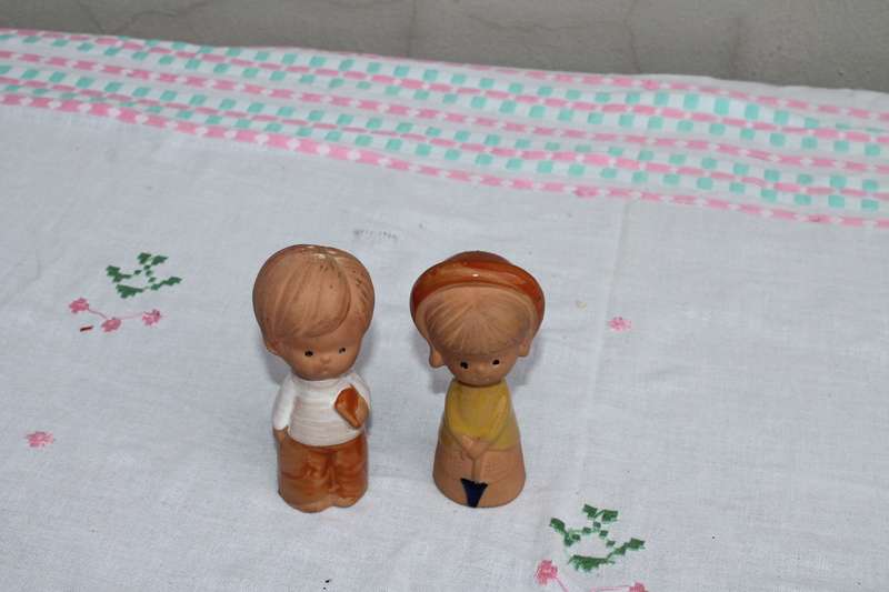 Retro Salt and Pepper Shakers