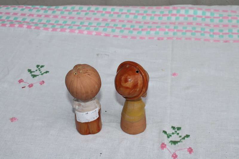 Retro Salt and Pepper Shakers