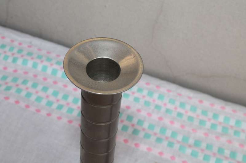 2 Plated Candle Holders