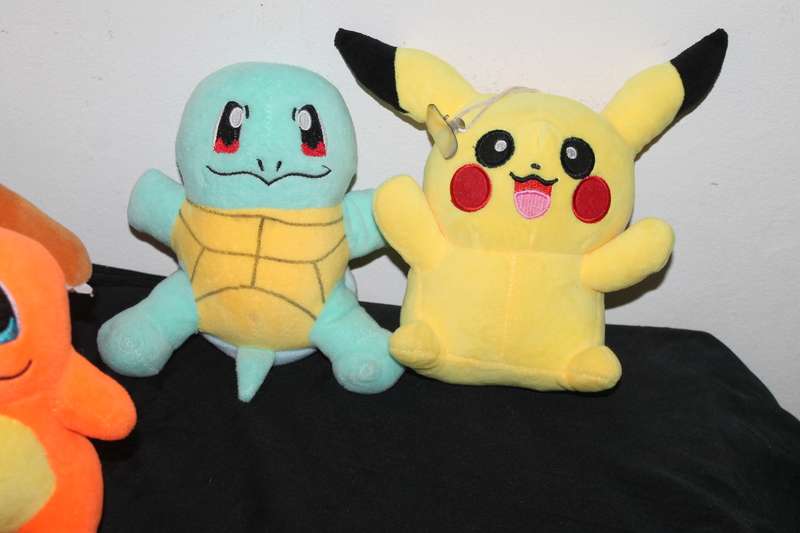 4 Pokémon Soft Toys