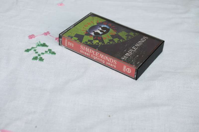 Simple Minds Street fighting years cassette