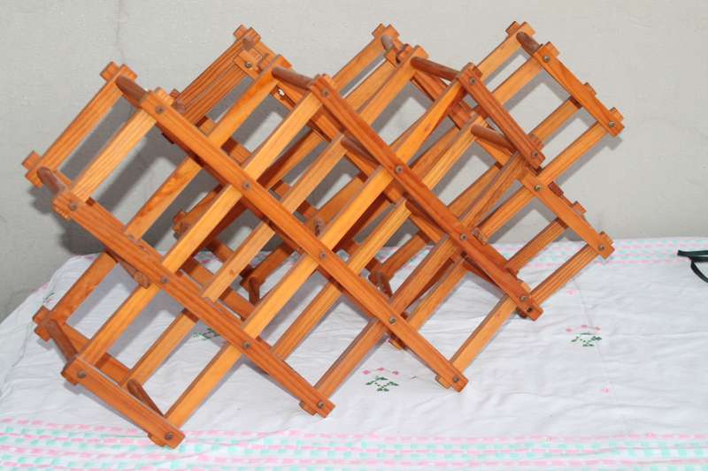 2 wooden Wine Racks