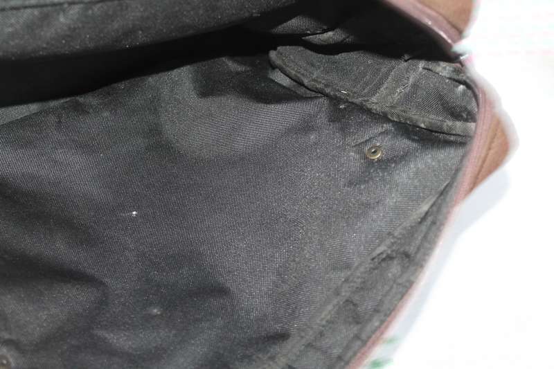 Brown and Green Handbag/Overnight bag