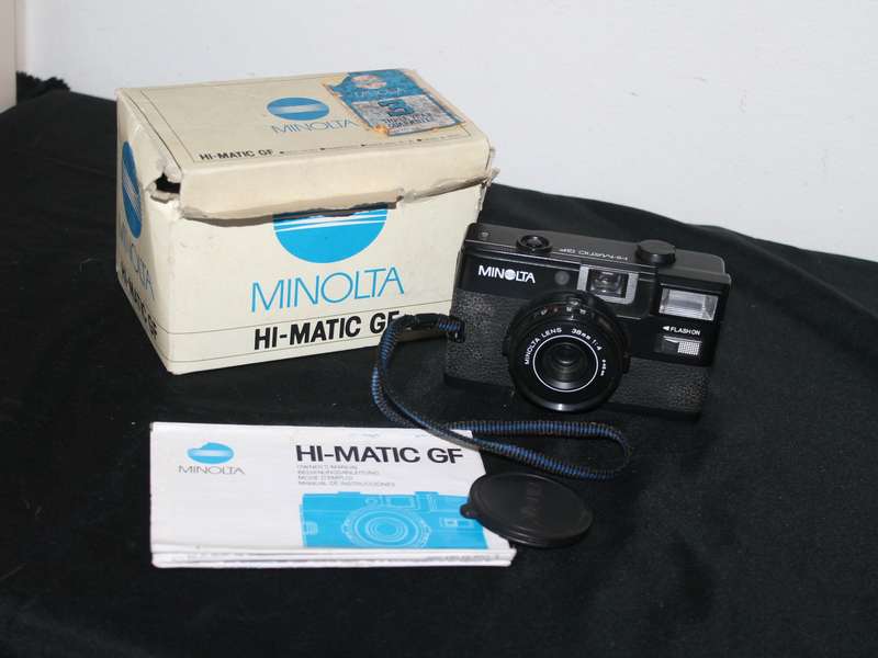 Boxed Minolta Hi-Matic GF Film Camera