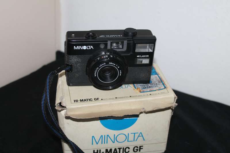 Boxed Minolta Hi-Matic GF Film Camera
