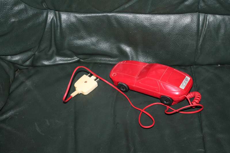 Vintage Phone in Car Shape
