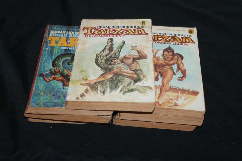 7 Tarzan Books Edgar Rice Burroughs