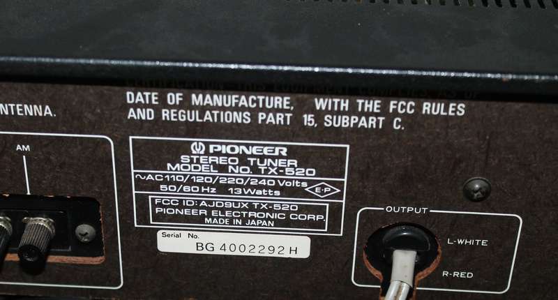 Pioneer Tuner