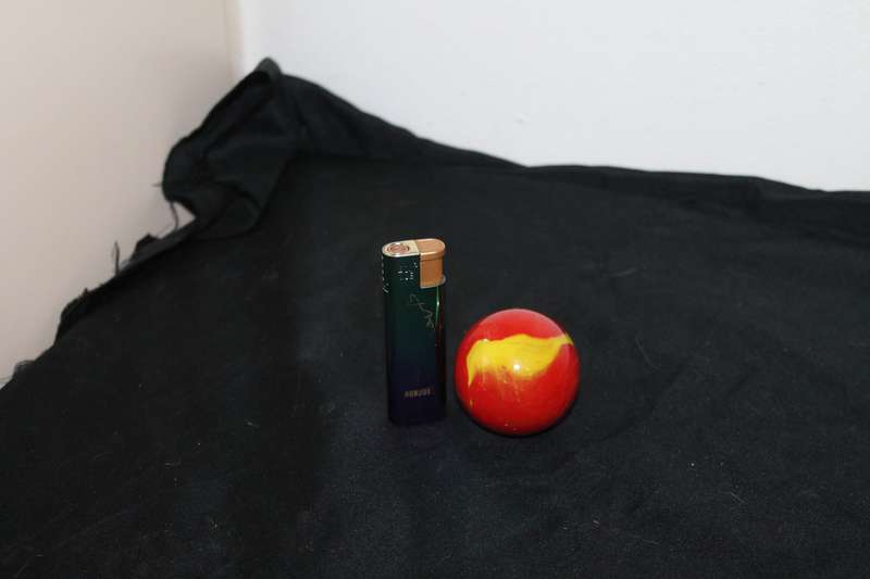 Large Red and Yellow Marble