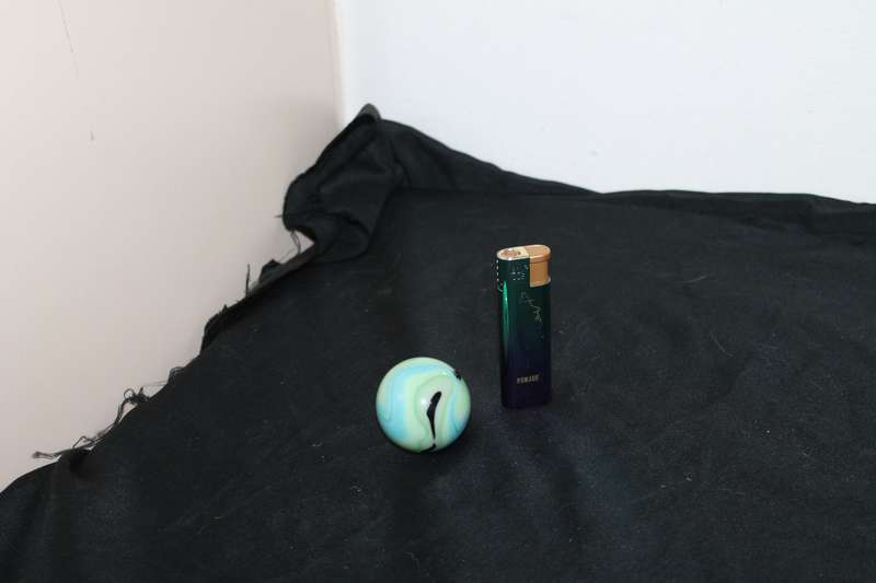 Large Blue and Black Marble