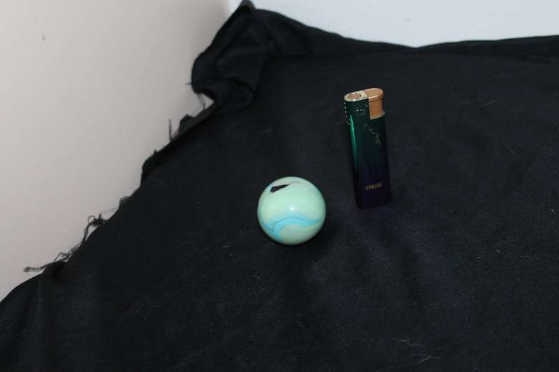 Large Blue and Black Marble