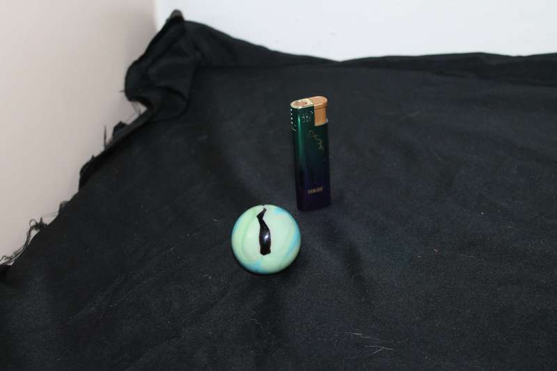 Large Blue and Black Marble