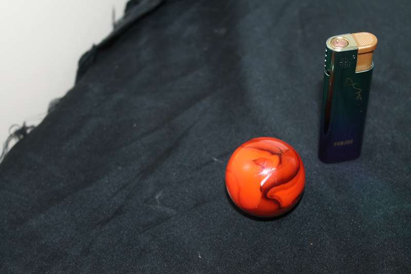 Large Red Marble