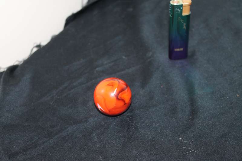 Large Red Marble