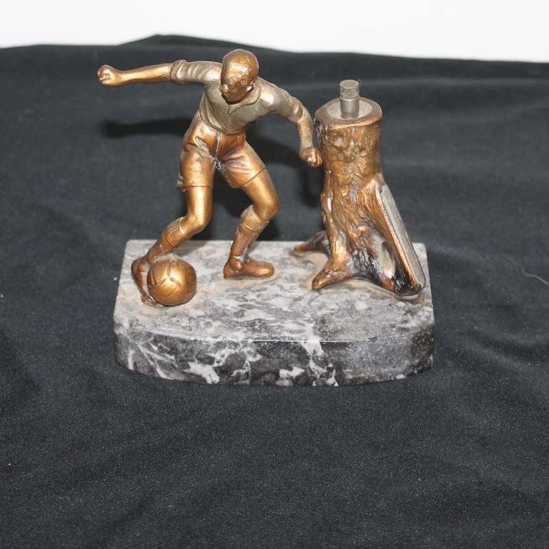 Metal Table Lighter Soccer