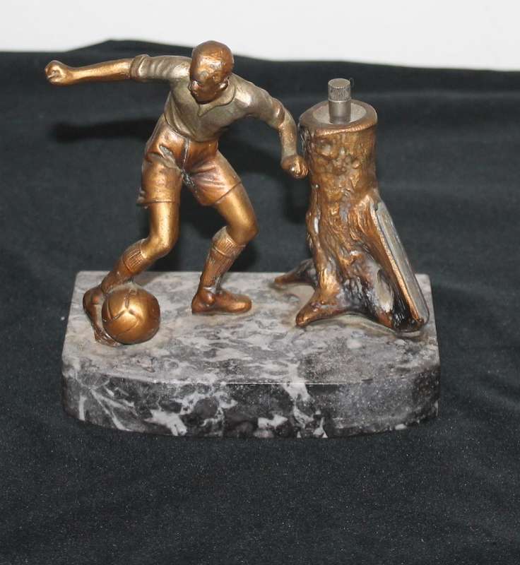 Metal Table Lighter Soccer