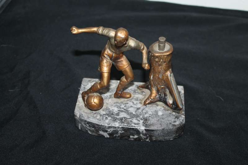 Metal Table Lighter Soccer